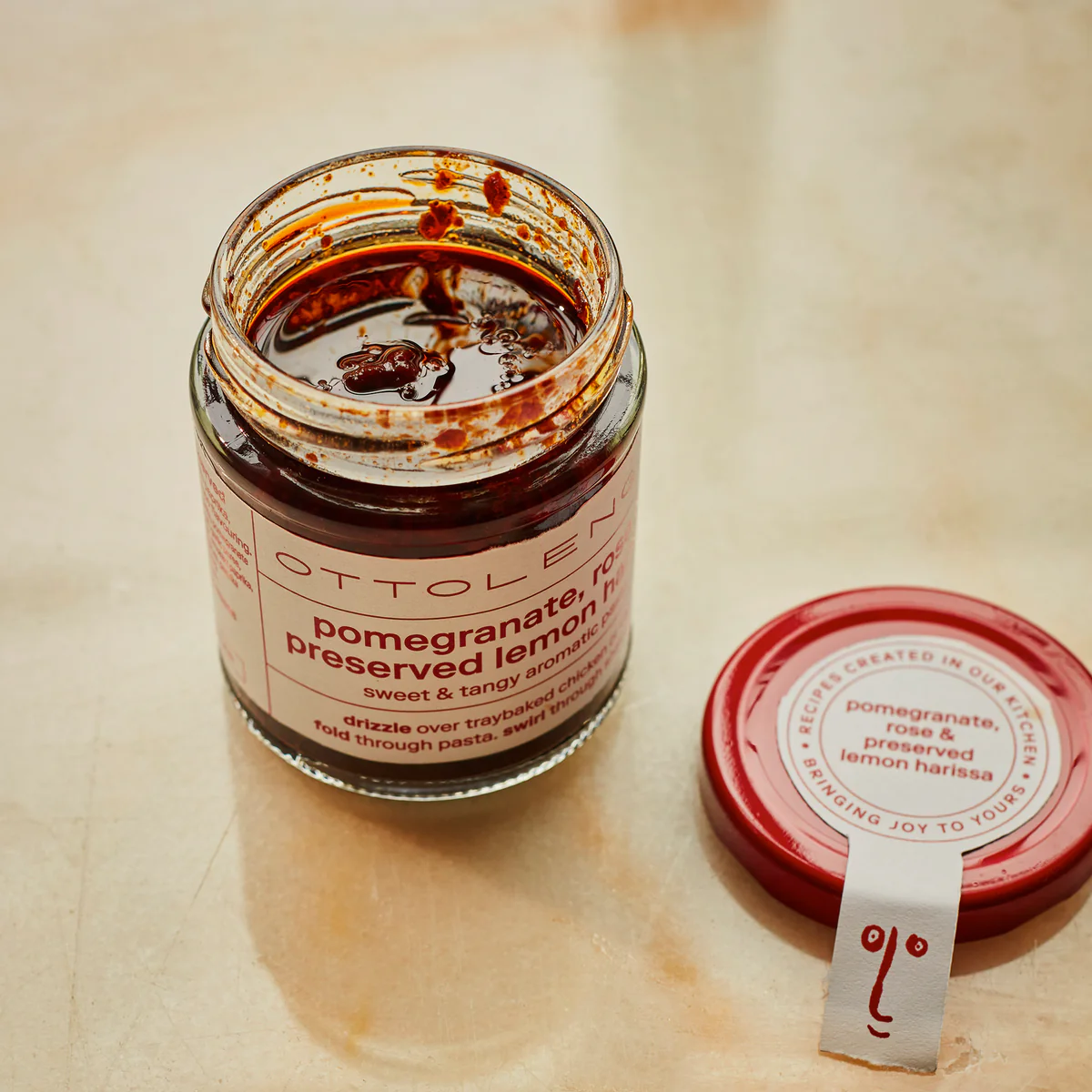 Ottolenghi Rose, Pomegranate and Lemon Harissa (170g) ALT Image 1