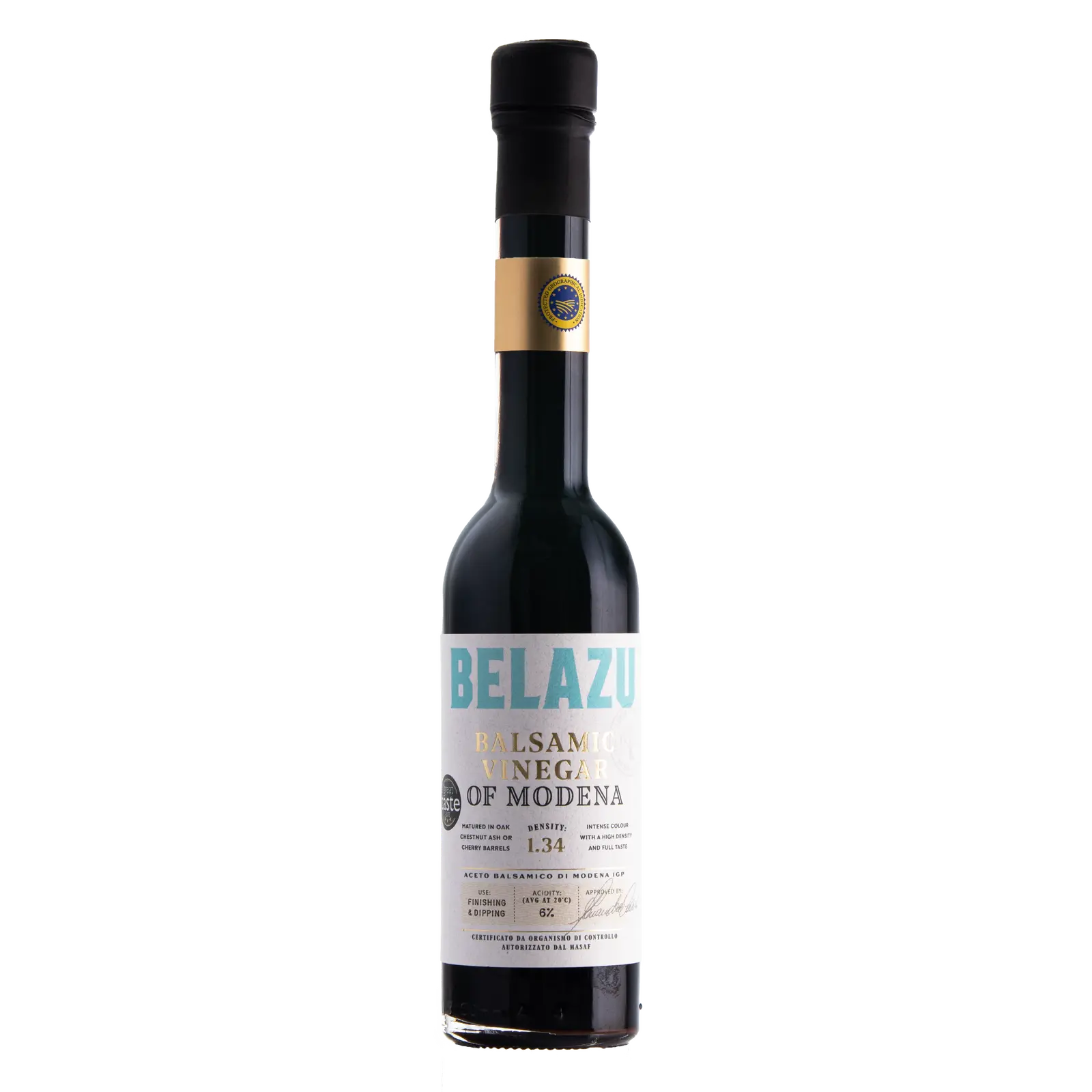 BELAZU Balsamic Vinegar of Modena 250ml Density 1.34 (250g)