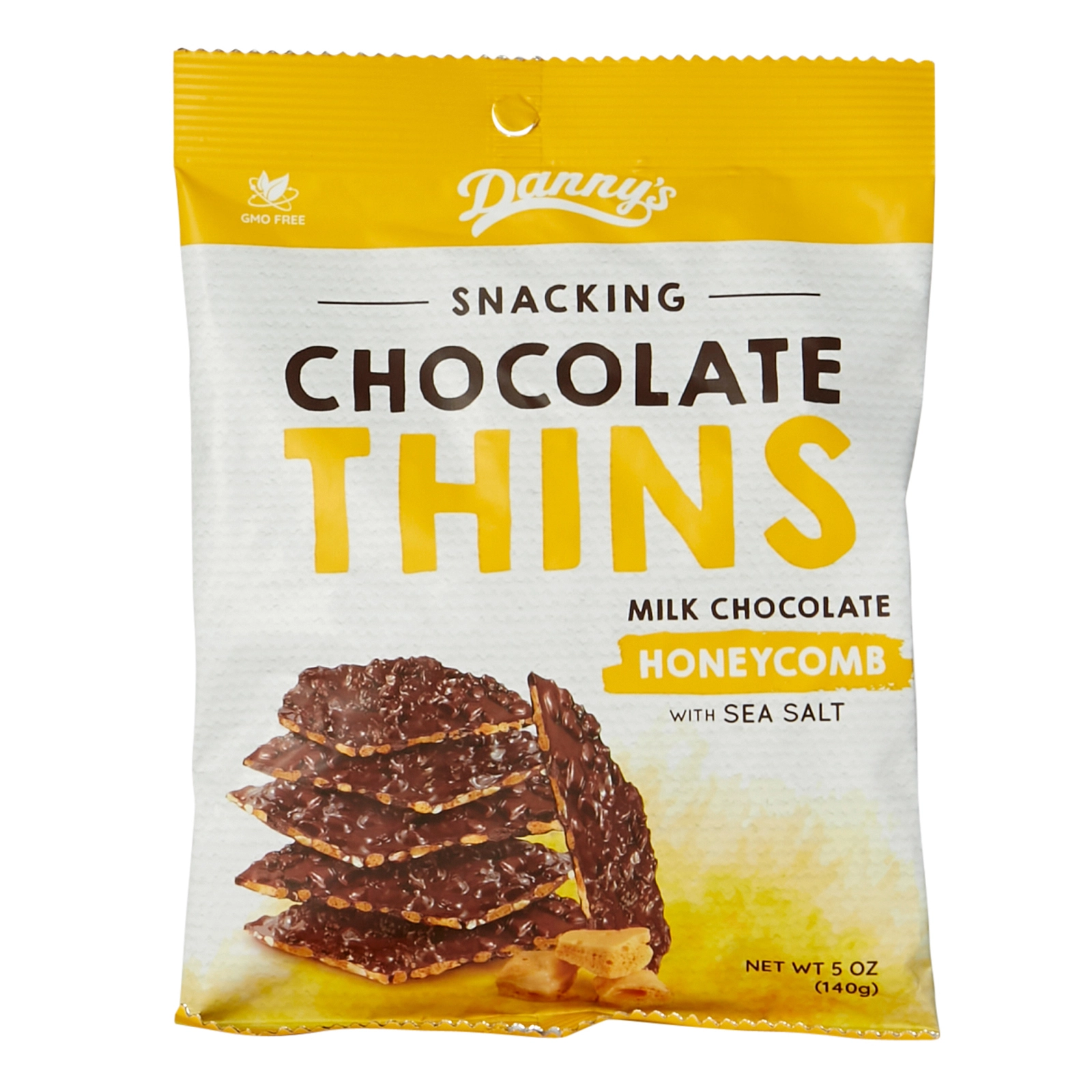 Danny's Snacking Chocolate Thins Honeycomb 140gm