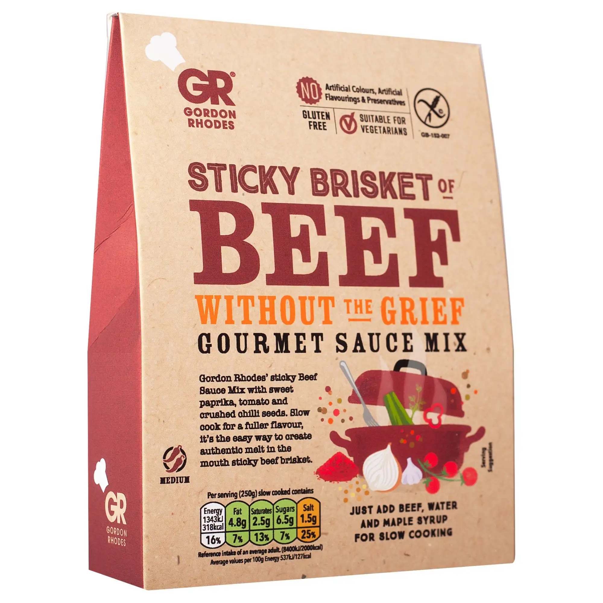 Sticky Brisket of Beef Without The Grief - Gourmet Sauce Mix 75g