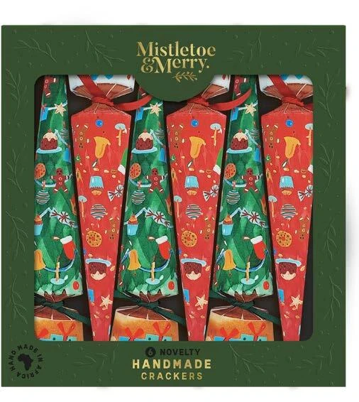 Mistletoe & Merry Character: RED & GREEN CONE TREES