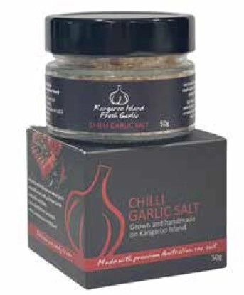 Kangaroo Island Fresh Garlic - Chilli Garlic Salt Flakes (50g)