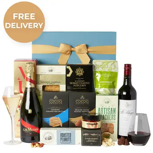 Foodies Gourmet Hamper with Mumm & St Hugo Hamper